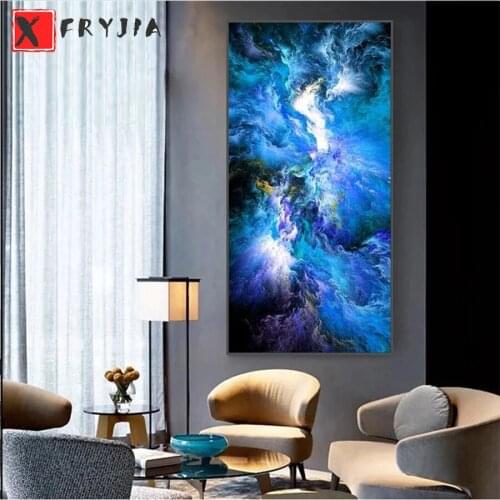 5D DIY Square round Diamond Painting Abstract artistic colorful clouds sale Cross Stitch Diy Diamond Embroidery Mosaic art