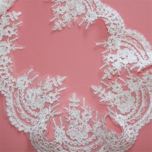 9Yards 11.5cm Ivory Embroidery Border Lace Trim Venise Venice Lace Trim Applique Sewing Craft for Wedding Decoration LW0303