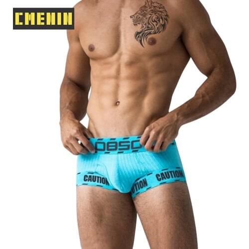 Popular Cotton Boxer Mans Underwear men Quick Dry Mens Underpants Boxershorts Men Lingeries Funny BS3104