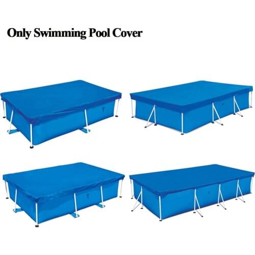 Swimming Pool Cover Rainproof Dust Cover 400*211CM/300*200CM/260*160CM/220*150CM Cover Cloth Mat Cover Frame Pool For Garden