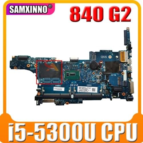 For HP 840 G2 850 G2 Laptop Motherboard 799511-001 799511-501 With SR23X i5-5300u CPU 6050A2637901-MB-A02 100% Tested Fast Ship