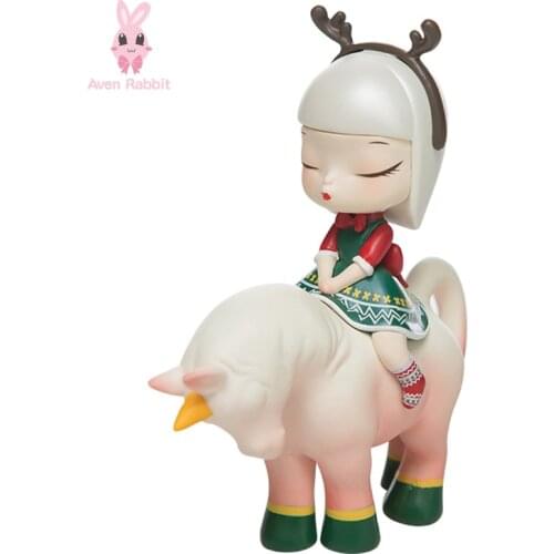 Anime Figure Kemelife Christmas Series Lite Model Car Desktop Decoration Model Christmas Gift Creative Home Decorations