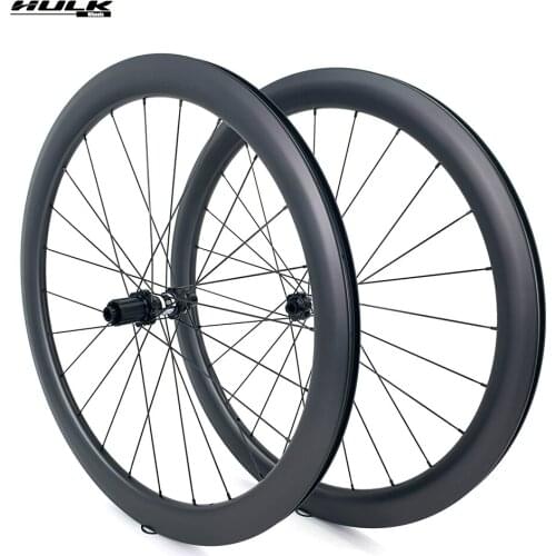 HULKWHEELS Disc Brake Hubs 700c Gravel Carbon Wheels DT 350 Cyclocross 30 35 38 45 47 50 55 60 88mm Clincher Tubular Tubeless