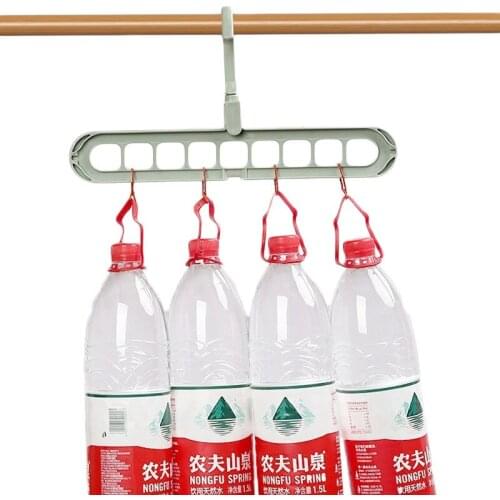 Magic Multi-port Support Circle Clothes Hanger Clothes Drying Rack Multifunction Plastic Clothes Hangers Home Storage Hangers