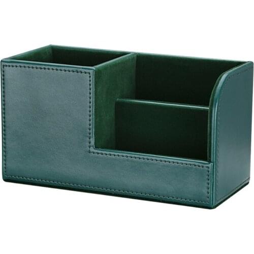 Multi-function Desk Stationery Organizer Pen Pencil Holder Business Cards Stand K3KB