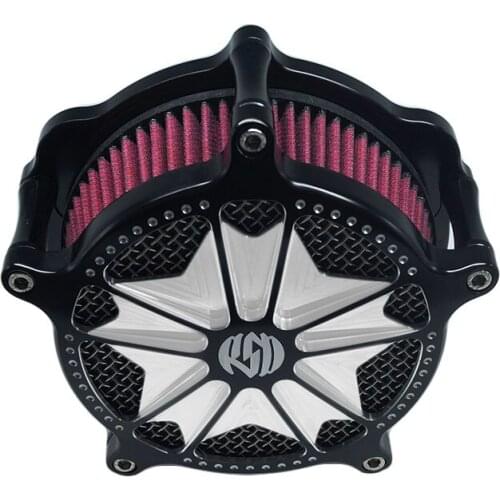 RSD Motorcycle Intake Air Cleaner Filter Kit For Harley Sportster 883 XL 1200 Softail Dyna Touring Road King Street Glide FLST F