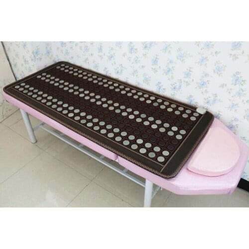 Health care jade heating pad natural tourmaline cushion foot pad heating jade mattress body massager 50 * 150 cm