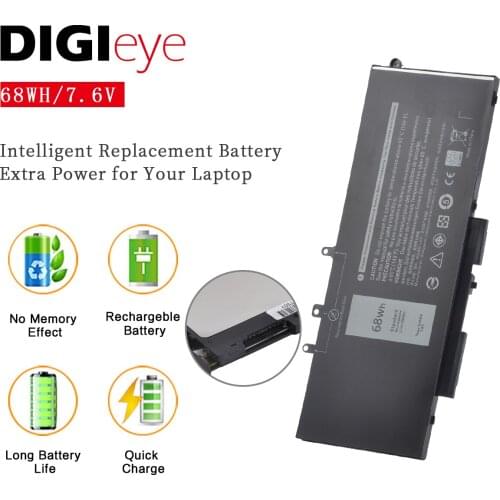 GJKNX 7.6V 68WH New Original GJKNX Laptop Battery for Dell Latitude 15 3520 E5480 5480 5580 3520 GJKNX GD1JP