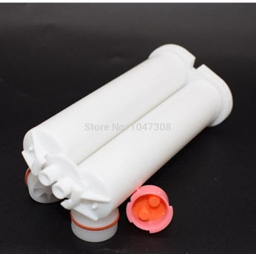 1:1 Dispensing Gun 50ml Polyurethane Epoxy Resin Cartridge Two Component AB Glue Acrylic Adhesive 2 part Cartridges