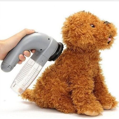 Portable Electric Pet Cat Dog Vacuum Fur Cleaner Hair Remover Pet Hair Stick Hair Brush pet cleaning tool