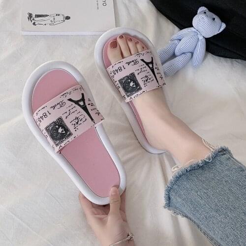 Slippers Womens Beach Shoes Fashion Girls Heart Outdoor Slipper House Slippers Shoes Womans Shoes Wear-Resistant Anti-Slip