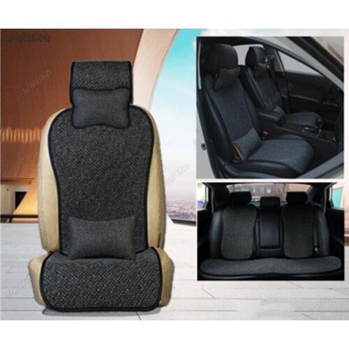 Car seat universal four season car seat cushion free breathable summer cushion linen seat cushion CD50 Q04