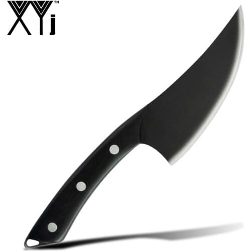 XYj Handmade Kitchen Chefs Knife, Used for Meat Cleaver, Chopping Knife Bone, Suitable for Kitchen, Barbecue, Camping or Hiking