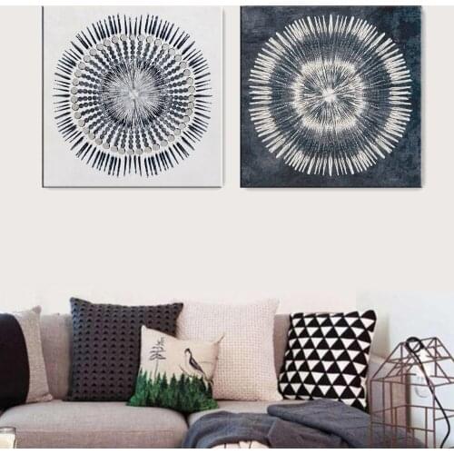 Abstract Cold tone Canvas Paintings Wall Art Prints Poster Living Room Decor Decorative Paintings On The Wall Home Decor