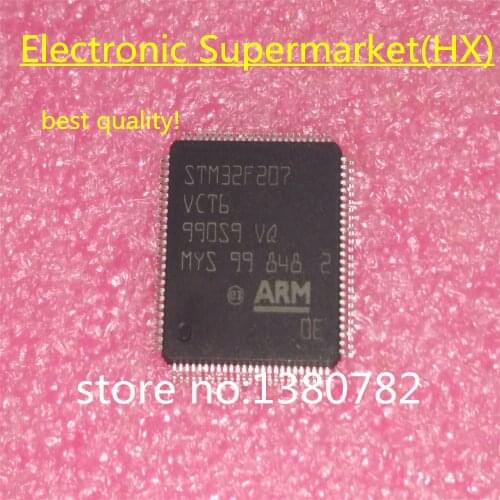Free Shipping 10pcs/lots STM32F207VCT6 STM32F207 32F207 LQFP-100 New original IC In stock