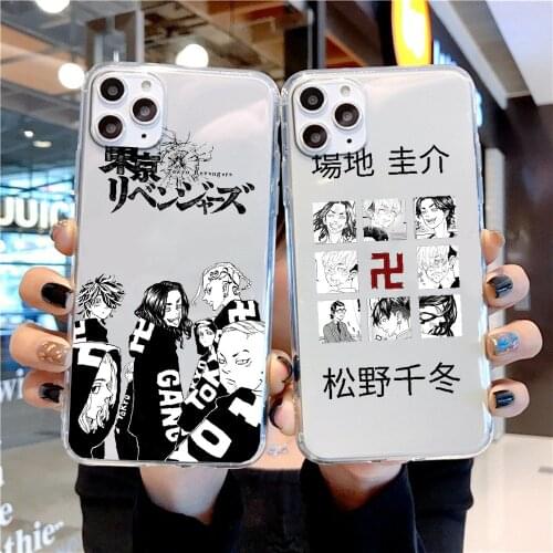 Tokyo Revengers Anime Phone Case For Huawei Honor 6 7 8 9 10 10i 20 A C X Lite Pro Play transparent 3D bumper luxury cell cover