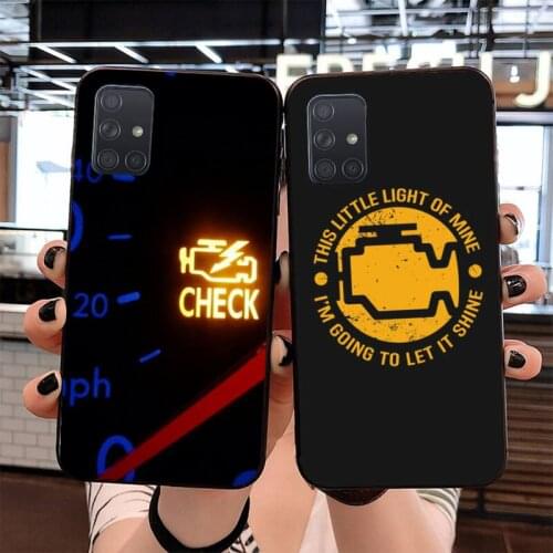 CUTEWANAN Mechanic Auto Repair Check Engine Phone Case for Samsung S20 plus Ultra S6 S7 edge S8 S9 plus S10 5G lite 2020