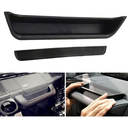 Black High Quality ABS Car Passenger Side Storage Box For Mercedes Benz G Class W463 Wagon G500 G55 G63