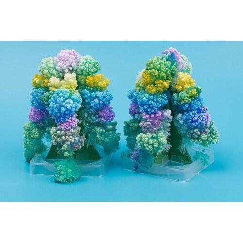 DIY Blooming Christmas Paper Tree Magic Growing Experiment Kids Toy Tecnologia Science Toys For Children Handmade Ability