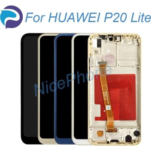 For Huawei P20 lite lcd screen with frame assembly replacement touch digitizer display for Huawei P20 lite lcd screen