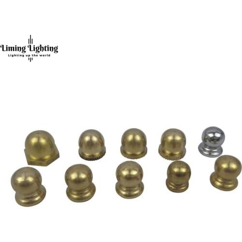 Copper Rings M3 M4 M5 M6 M10 Circle Head Mother Illuminations Parts Decorative Pattern Circle Head Snail Cover Nut Seal Head Nut