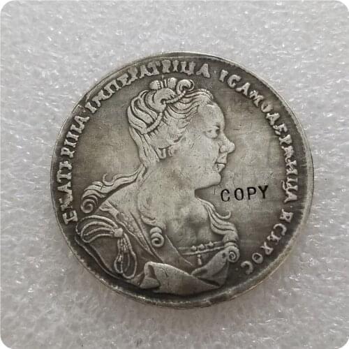 Catherine-I-1727-Moneta-Ruble Russian Copy Coin commemorative coins-replica coins medal coins collectibles