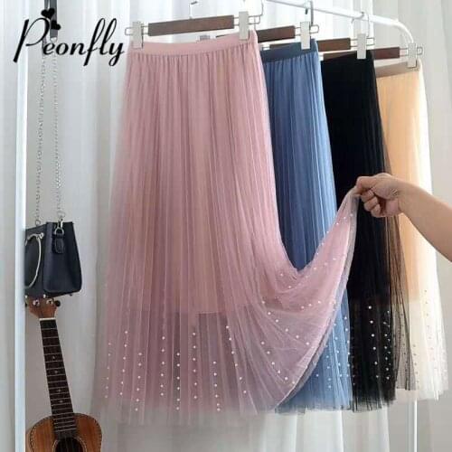 Peonfly Pleated Skirt