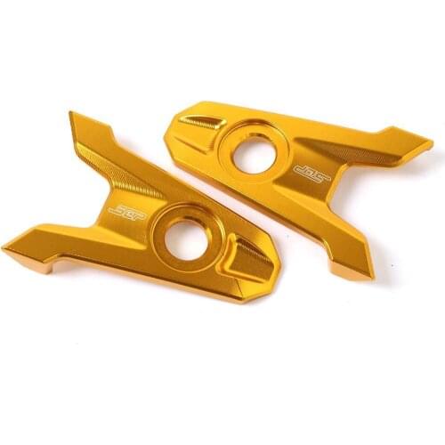 Motorcycle chain adjustment For Kawasaki Z800 Z 800 2013-2016 2014 2015 CNC Aluminum Rear Axle Spindle Chain Adjuster Blocks