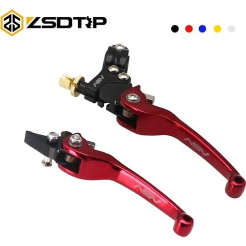 ZSDTRP L130 CNC ASV F3 Brake Clutch Levers Foldable For Honda Yamaha Kawasaki Suzuki CR CRF YZF WRF KX KXF RM RMZ Motorcycle