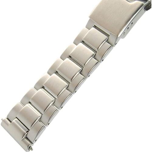 22 mm Stainless Steel Watch Band Bracelets Replacement For Seiko PROSPEX Street Series SBBN015/017/031/033/SNE498/499