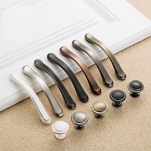 KAK Modern Zinc Alloy Cabinet Handles Kitchen Cupboard Door Pulls Drawer Knobs Fashion Handles Wardrobe Pulls Furniture Handle