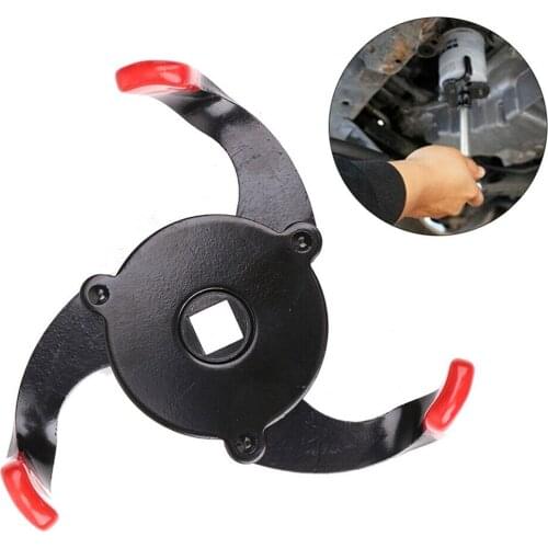 Universal 3 Jaw Vehicle Oil Filter Wrench 58-100mm Adjustable 3-Way Jaw Remover For Auto Car SUV Truck Hand Tools Equipments