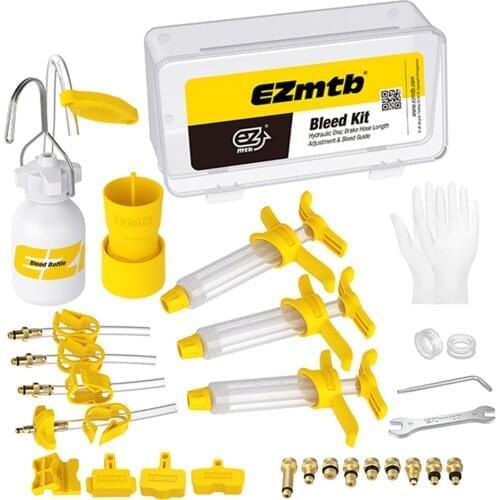 Universal Bicycle Hydraulic Disc Brake Oil Bleed kit For Shimano Magura Hope Tektro Sram Avid Mula Hayes Bike Brake Repair Tools