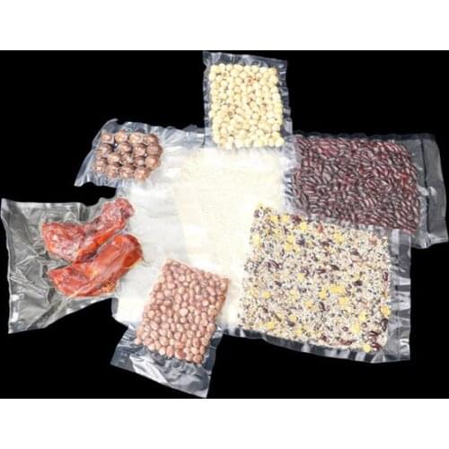 Vacuum Bags For Food 10PCS /Lot BPA-Free Food Grade Storage Film Heated Freezer Bags Kitchen Packaging Bags For Vacuum Sealer