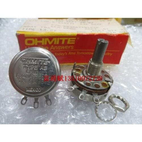 [VK]New original OHMITE Canada AB import RV4NAYSD102A-1K 1K adjustable potentiometer with hat RV4NAYSD102A switch