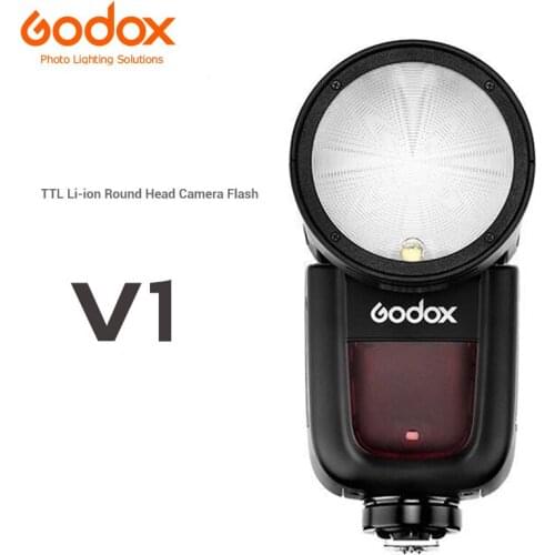 Godox V1 Flash V1C/N/S/O/F TTL 2.4G Wireless X system 1/8000s HSS battery Speedlite Flash for Canon Nikon Sony Fuji Olympus