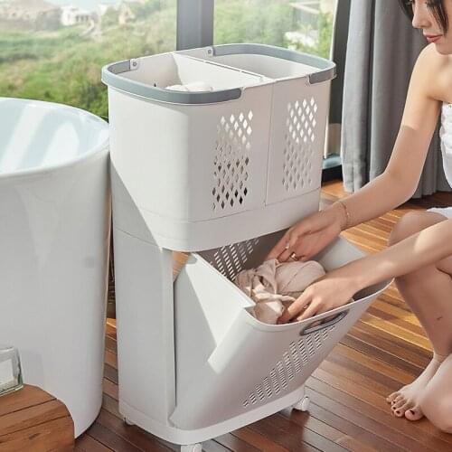 ZqLaundry Basket Ins Style Clothes Storage Basket Household Laundry Basket Bathroom Storage Rack Large Size Dirty Clothes Basket