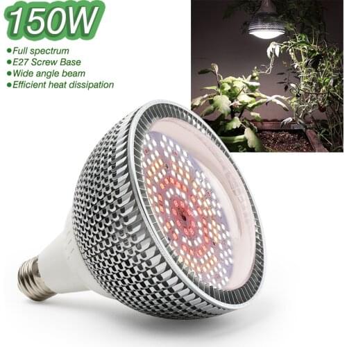 150W Plant Growth Lamp Full Spectrum LED Grow Light Fitolamps For Indoor Plants Seeds Flowers Bloom Greenhouse Grow Tent