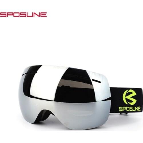 2018 Winter Ski Goggles Double Lens Anti-fog Snowboard Eyewear occhiali neve Ski Glasses Snow Goggle Men Women Snowboard Googles