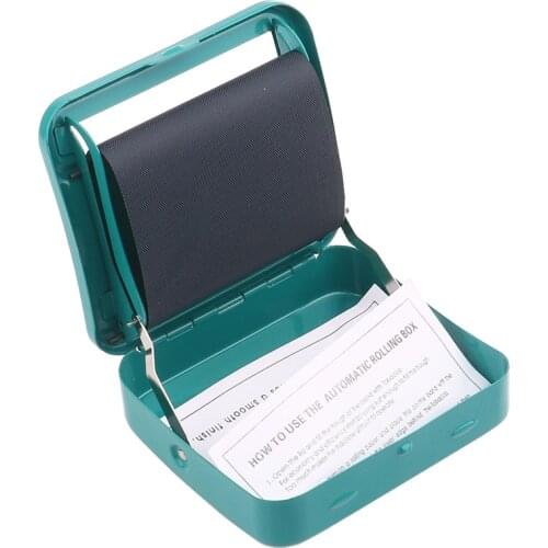 2019 Cigarette Accessories Metal Cigarette Rolling Machine Manual Tobacco Rolling Machine with Cigarette box