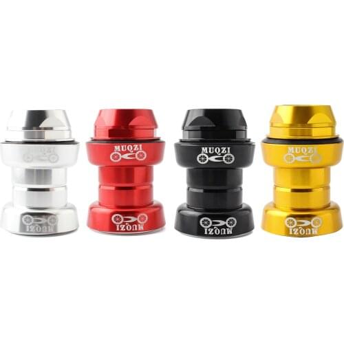 25.4mm Aluminum Alloy Bike Threaded Headset Road Folding Bicycle Sealed Cartridge Bearings Headset Bike Front Fork Headset