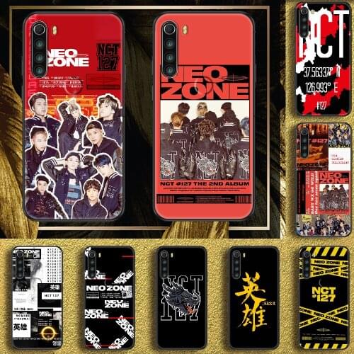 Kpop NCT 127 Neo Zone Phone case For Xiaomi Redmi Note 7 7A 8 8T 9 9A 9S 10 K30 Pro Ultra black pretty prime soft back fashion