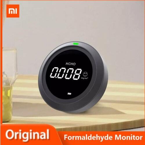 Xiaomi Formaldehyde Detector Air Quality Monitor Smart Temperature Humidity Display Record IOS/Andriod with Bluetooth