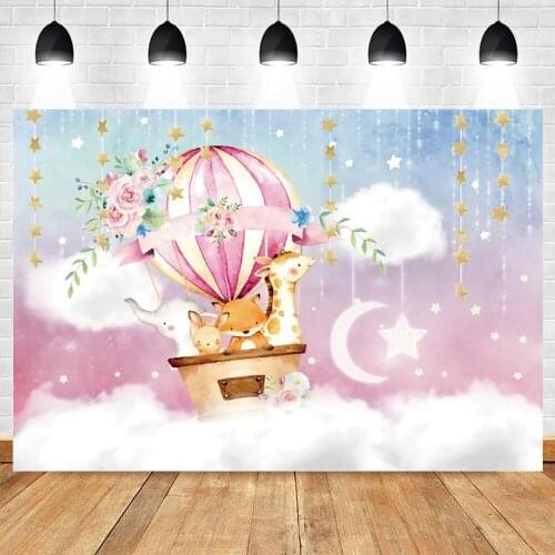 Baby Photographic Backdrops Birthday Party Portrait Balloon Photography Backgrounds Personalized Photophone For Photo Studio