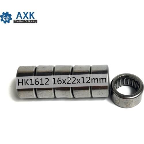 HK1612 Needle Bearings 16*22*12 mm ( 5 Pcs ) Drawn Cup Needle Roller Bearing HK162212 TLA1612Z 37941/16