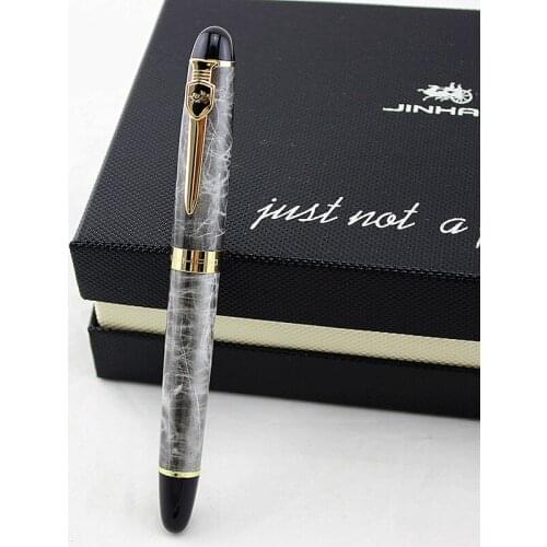 JINHAO X450A Metal Fountain Pen 0.5MM Nib Office School Stationary Supplies Writing Gift for Business ink Pen
