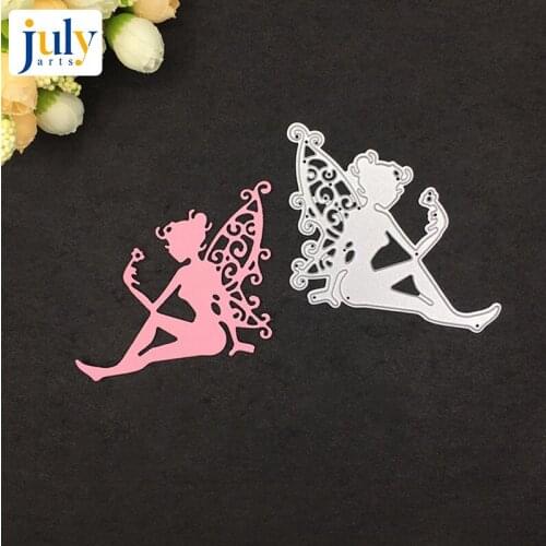 Julyarts Scrapbook DIY Carbon Steel Cutting Die Fairy Embossing Cutter Die Paper Art Dropshipping Beauty Creations