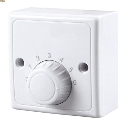 Universal Ceiling Fan Speed Controller Five-speed Electric Fan Switch Square U1JE