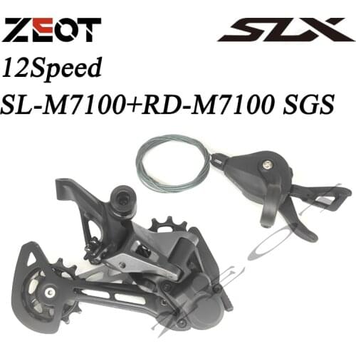 SHIMANO DEORE SLX M7100 SGS Groupset Mountain Bike Groupset 1x12-Speed SL + RD M7100 Rear Derailleur M7100 Shifter Lever