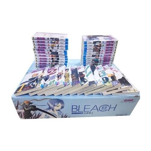 74 Books BLEACH Complete Set Japan Youth Teens Adult Cartoon Comic Anime Manga Book Chinese Learning Reading Story Book